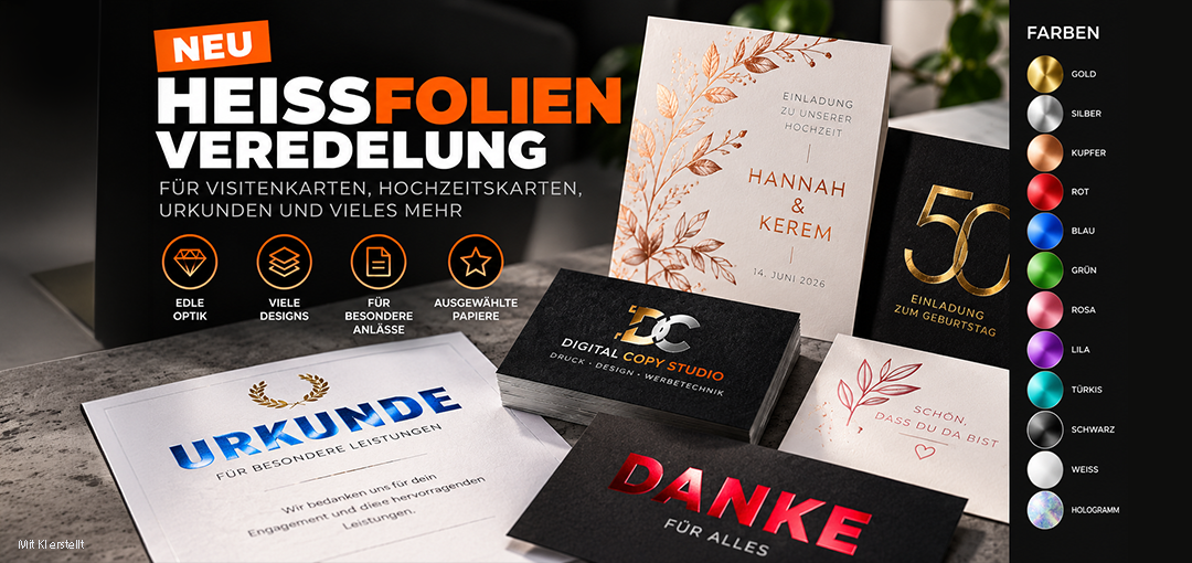 Gold- und Sonderfarben-Veredelung Stuttgart
