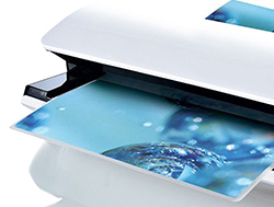 Laminieren und einschweissen